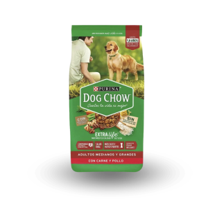 Alimento Dog Chow Adulto raza mediana y grande 16.5 Kg - 10 saco de 16.5 Kg